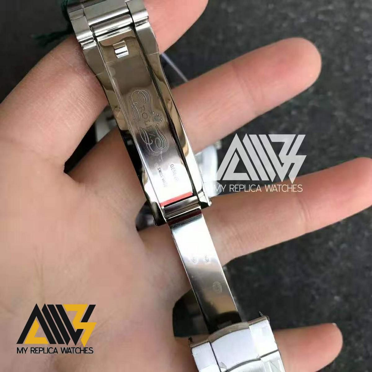 Oyster Perpetual 124300 41mm 904L Stainless Steel GSF 1:1 Best Edition Green Dial on Stainless Steel Bracelet A.2824